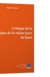 (Français) Critique de la Critique de la raison pure de Kant (recension)