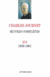 Œuvres de Charles Journet 1959-1961 (recension)