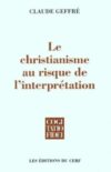 L’âge herméneutique de la théologie selon Claude Geffré